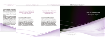 impression depliant 4 volets  8 pages  reseaux texture contexture structure MIDLU93099