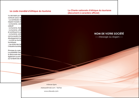 imprimer depliant 2 volets  4 pages  web design texture contexture structure MIDLU93429