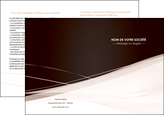 realiser depliant 2 volets  4 pages  web design texture contexture structure MIDLU93481