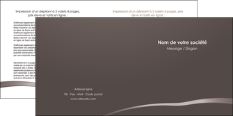 modele depliant 2 volets  4 pages  web design texture contexture structure MIDLU93557