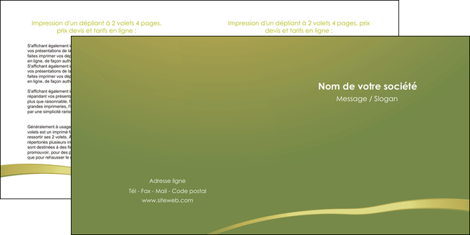 imprimerie depliant 2 volets  4 pages  web design texture contexture structure MFLUOO93661