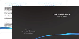 creer modele en ligne depliant 2 volets  4 pages  web design texture contexture structure MIDLU93725