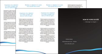 faire depliant 4 volets  8 pages  web design texture contexture structure MIDLU93761