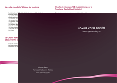 faire depliant 2 volets  4 pages  web design texture contexture structure MIDLU93853