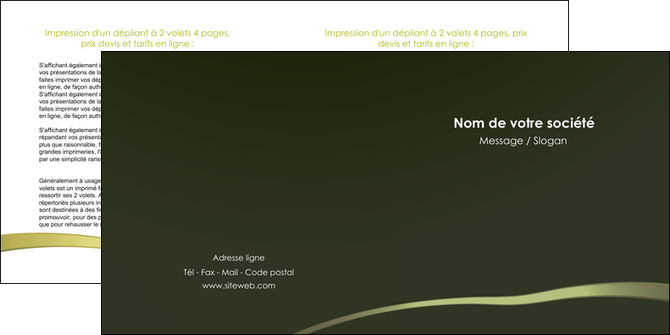 faire modele a imprimer depliant 2 volets  4 pages  web design texture contexture structure MIDLU93881