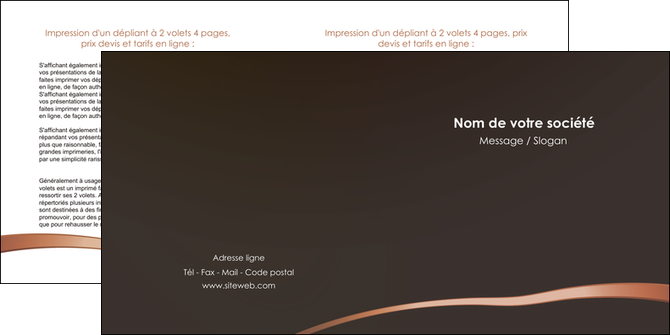 faire modele a imprimer depliant 2 volets  4 pages  web design texture contexture structure MIDLU93963