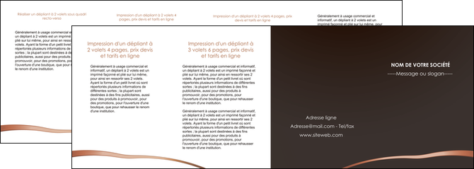 impression depliant 4 volets  8 pages  web design texture contexture structure MIDLU94001