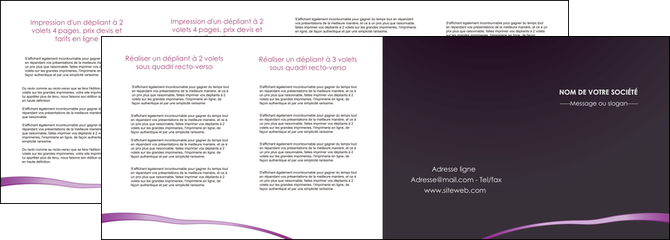 exemple depliant 4 volets  8 pages  web design texture contexture structure MIDLU94051