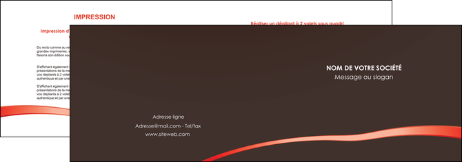 imprimer depliant 2 volets  4 pages  web design contexture structure fond MIDLU94087