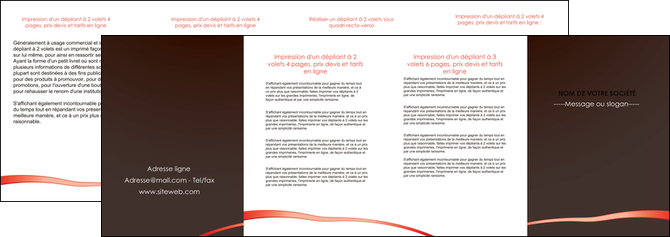 faire modele a imprimer depliant 4 volets  8 pages  web design contexture structure fond MIDLU94105