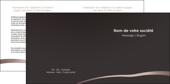 faire depliant 2 volets  4 pages  web design contexture structure fond MIDLU94127