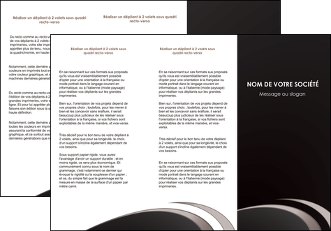 exemple depliant 3 volets  6 pages  web design contexture structure fond MIDLU94261