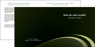 exemple depliant 2 volets  4 pages  texture contexture structure MIDLU94369