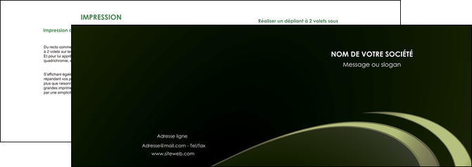 modele depliant 2 volets  4 pages  texture contexture structure MIDLU94383
