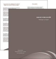 personnaliser maquette depliant 2 volets  4 pages  web design texture contexture structure MIDLU94523