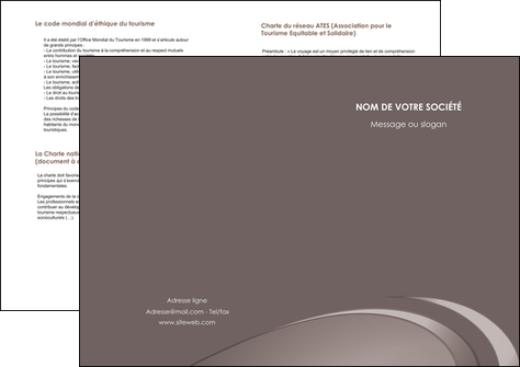 modele depliant 2 volets  4 pages  web design texture contexture structure MIDLU94535