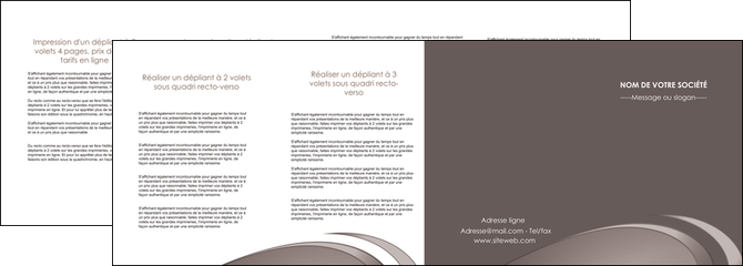 modele depliant 4 volets  8 pages  web design texture contexture structure MIDLU94557
