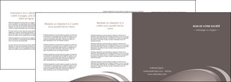 modele depliant 4 volets  8 pages  web design texture contexture structure MIDLU94557