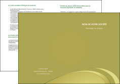realiser depliant 2 volets  4 pages  texture contexture structure MFLUOO94639