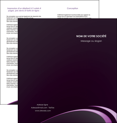 faire depliant 2 volets  4 pages  web design texture contexture structure MIDBE94749