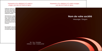 cree depliant 2 volets  4 pages  web design texture contexture structure MFLUOO94803