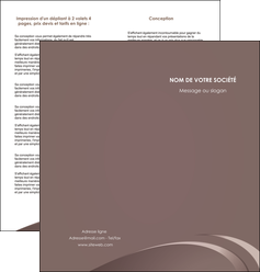 impression depliant 2 volets  4 pages  web design texture contexture structure MIDLU94853