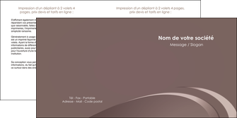 imprimer depliant 2 volets  4 pages  web design texture contexture structure MIDLU94855