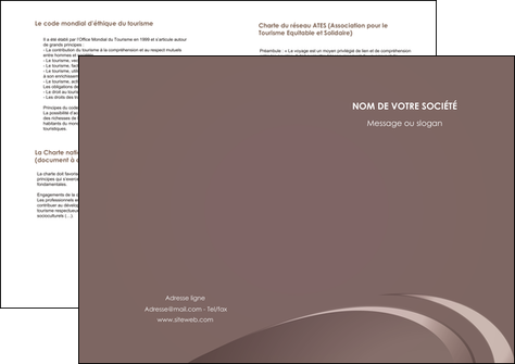 modele en ligne depliant 2 volets  4 pages  web design texture contexture structure MIDLU94865