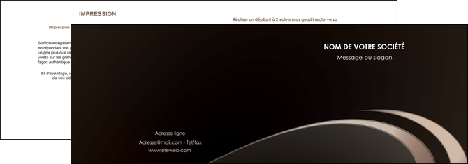 impression depliant 2 volets  4 pages  web design texture contexture structure MIDBE95047