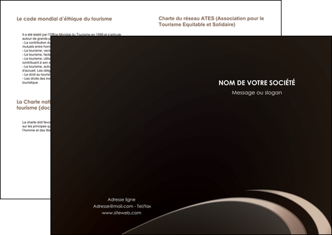 cree depliant 2 volets  4 pages  web design texture contexture structure MIDBE95055
