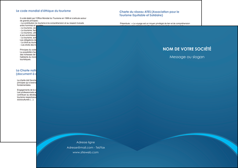 faire depliant 2 volets  4 pages  web design texture contexture structure MFLUOO95109