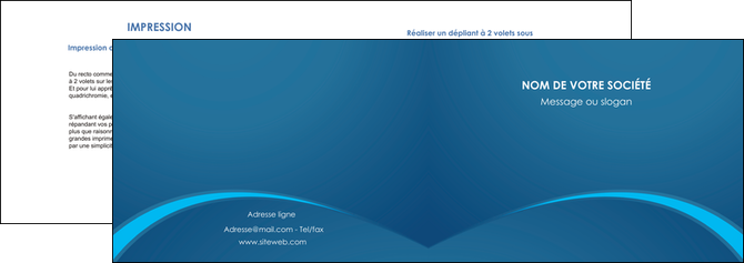 modele depliant 2 volets  4 pages  web design texture contexture structure MFLUOO95113