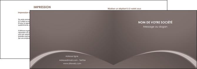 cree depliant 2 volets  4 pages  web design texture contexture structure MIDLU95269