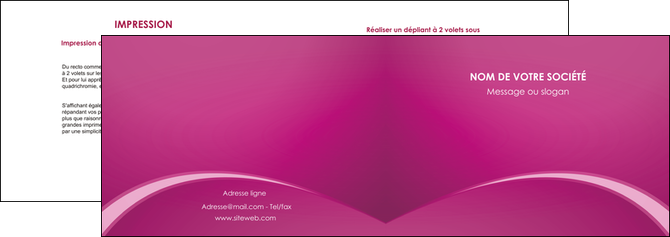 faire modele a imprimer depliant 2 volets  4 pages  web design texture contexture structure MFLUOO95321