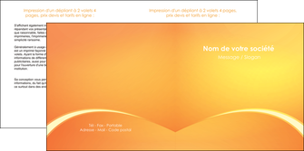 modele depliant 2 volets  4 pages  telephonie texture contexture structure MID95411