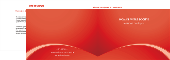 creer modele en ligne depliant 2 volets  4 pages  web design texture contexture structure MIDLU95529