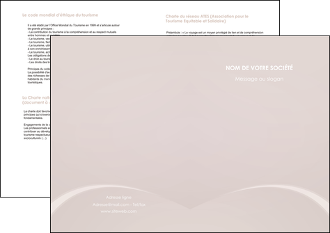imprimer depliant 2 volets  4 pages  web design texture contexture structure MFLUOO95577