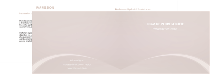 cree depliant 2 volets  4 pages  web design texture contexture structure MFLUOO95581