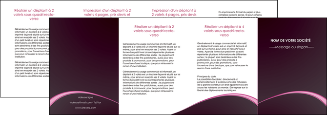 cree depliant 4 volets  8 pages  reseaux texture contexture structure MIDLU95761