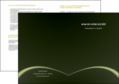 realiser depliant 2 volets  4 pages  web design texture contexture structure MIDLU95785