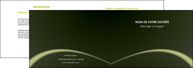 exemple depliant 2 volets  4 pages  web design texture contexture structure MIDLU95789