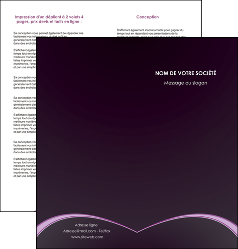 exemple depliant 2 volets  4 pages  texture contexture structure MFLUOO95877