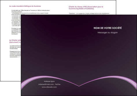 exemple depliant 2 volets  4 pages  texture contexture structure MFLUOO95889
