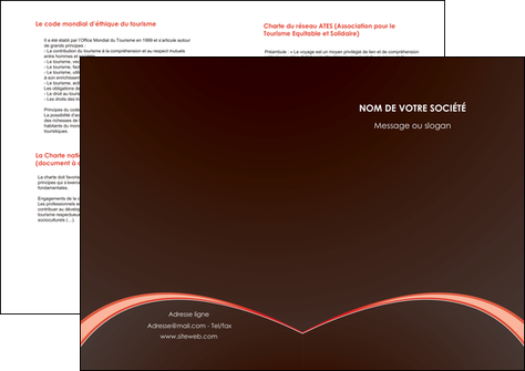 creation graphique en ligne depliant 2 volets  4 pages  texture contexture structure MIDBE95941