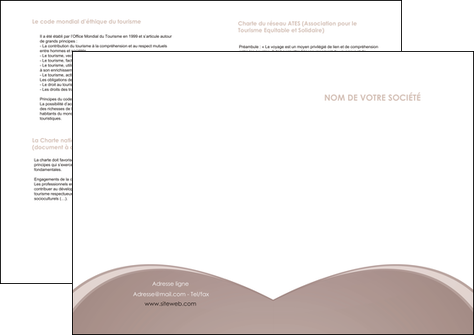 creer modele en ligne depliant 2 volets  4 pages  texture contexture structure MIDLU95993