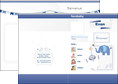creer modele en ligne depliant 2 volets  4 pages  facebook facebaby bebe MLGI96343