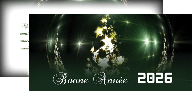 faire flyers best meilleur voeux 2026 carte de voeux sapin MIDBE97219