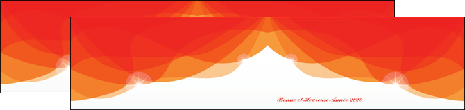 modele en ligne depliant 2 volets  4 pages  best meilleur voeux 2020 abstract art MIDBE97467