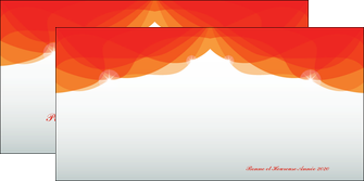 creer modele en ligne depliant 2 volets  4 pages  best meilleur voeux 2020 abstract art MIDBE97469